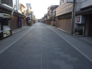 一般県道館町線(おはらいまち通り)舗装整備(石畳修繕)工事