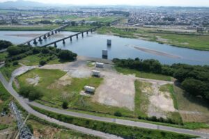 伊勢市道高向小俣線(宮川橋)橋梁架替(下部工)工事(P4橋脚）