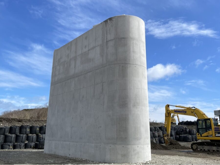 伊勢市道高向小俣線(宮川橋)橋梁架替(下部工)工事(P4橋脚）